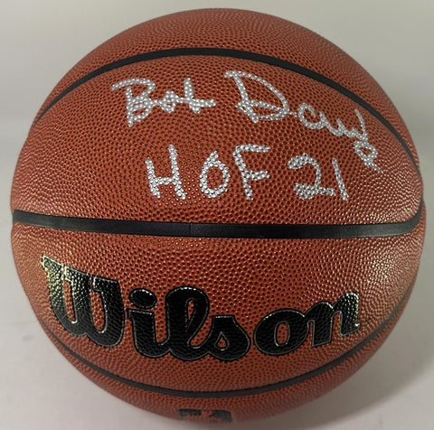 Bucks BOB DANDRIDGE Signed Full Size Wilson Replica Basketball AUTO w/ HOF - BAS