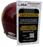 Charles White Signed/Inscribed USC Mini Football Helmet JSA 213135
