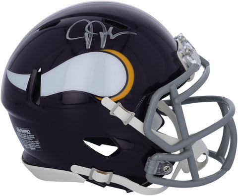 Autographed Justin Jefferson Vikings Mini Helmet Item#13397769 COA