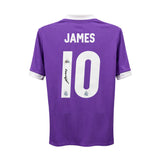 James Rodriguez Signed Real Madrid UCL Soccer Jersey #10 with Beckett Witness