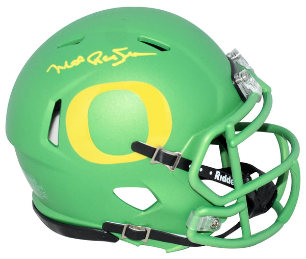 MEL RENFRO AUTOGRAPHED OREGON DUCKS APPLE SPEED MINI HELMET BECKETT