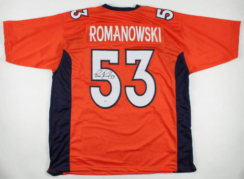 Bill Romanowski Signed Denver Broncos Jersey (Beckett) 4xSuper Bowl Champion LB