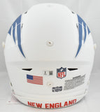 Rob Gronkowski Signed Patriots F/S Rivalries SpeedFlex Helmet- Beckett W Holo