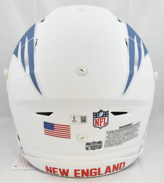 new england patriots speedflex helmet Rob Gronkowski Signed Patriots F/S Rivalries SpeedFlex Helmet- Beckett – Super Sports Center
