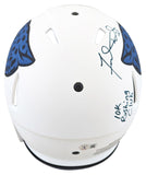 Jaguars (3) Taylor, Brunell & Boselli Signed Lunar F/S Speed Proline Helmet BAS