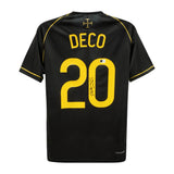 Deco Signed Portugal Away Soccer Jersey #20 with Beckett COA