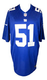 Abdul Carter Signed New York Giants Nike Game Replica Jersey BAS