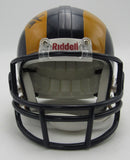Tom Mack HOF Signed/Inscribed LA Rams Mini Football Helmet JSA 213523