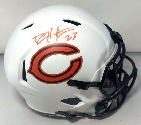 Bears DEVIN HESTER Signed Full Size LUNAR Replica Speed Helmet AUTO - BAS