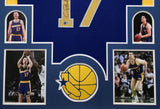 FRAMED GOLDEN STATE WARRIORS CHRIS MULLIN AUTOGRAPHED SIGNED JERSEY BAS COA