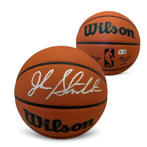 John Stockton Autographed NBA Full Size Signed Replica Basketball Beckett COA