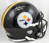 Joe Greene Autographed Pittsburgh Steelers F/S Speed Helmet HOF - Beckett W Holo