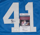 Sam Perkins Signed North Carolina Tar Heels Jersey (JSA COA) 1982 NCAA Champs