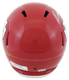 Chiefs Rashee Rice Authentic Signed Full Size Speed Rep Helmet w/ Case BAS