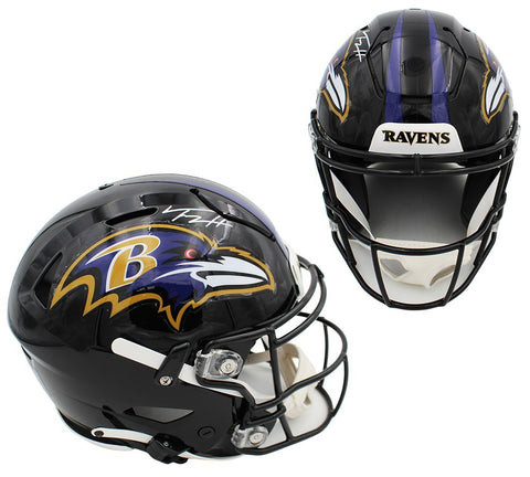 Trey Hendrickson Signed Baltimore Ravens Speed Flex Authentic NFL Helmet