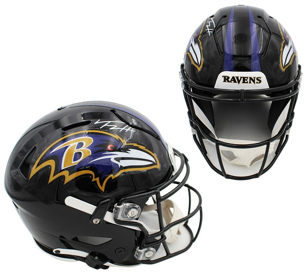 Trey Hendrickson Signed Baltimore Ravens Speed Flex Authentic NFL Helmet