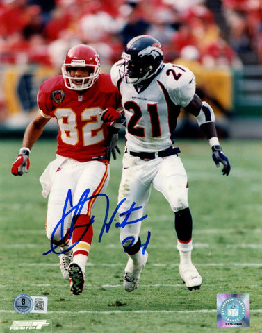 Chris Watson Autographed/Signed Denver Broncos 8x10 Photo Beckett 57619
