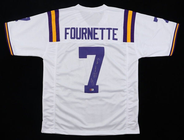 Leonard Fournette Signed LSU Tigers Jersey (PA COA) Tampa Bay Buccaneers R.B.