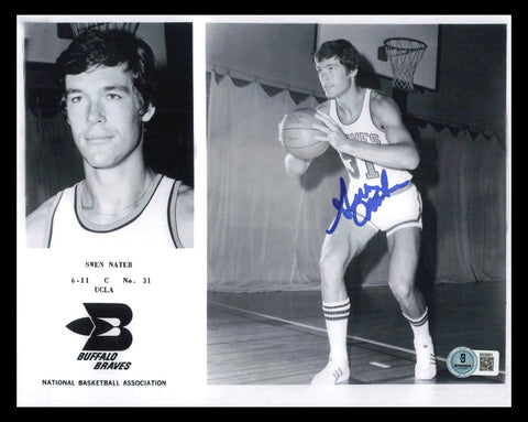 Swen Nater Autographed Signed 8x10 Photo Buffalo Braves Beckett BAS QR #BS36851