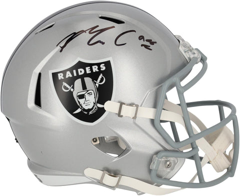 Maxx Crosby Las Vegas Raiders Autographed Riddell Speed Replica Helmet