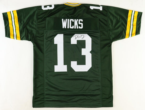 Dontayvion Wicks Signed Green Bay Packers Jersey (JSA) 2023 Draft Pick W.R.