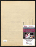 Lynn St. John HOF Signed 1931 Contract Ohio State & Michigan JSA 198965