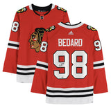 Connor Bedard Autographed Blackhawks Authentic Adidas Red Jersey Fanatics