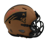 Chris Hogan Signed New England Patriots Speed Salute to Service 2 Mini Helmet