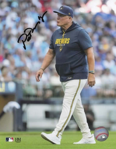 PAT MURPHY Signed 8x10 Photo #6 AUTO - Milwaukee Brewers MLB - BAS