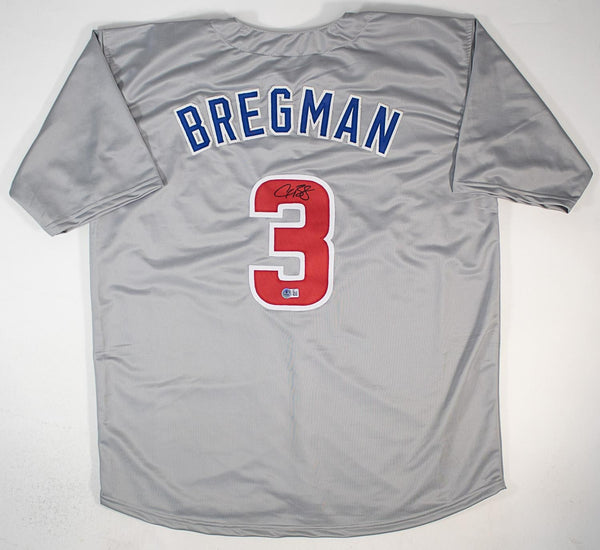 Alex Bregman Signed Chicago Cubs Jersey (Beckett) 2xWorld Series Champion / 3.B.