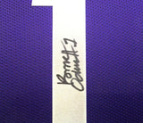 WASHINGTON ROME ODUNZE AUTOGRAPHED FRAMED PURPLE JERSEY BECKETT WITNESS 234602