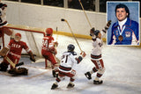 Mike Eruzione Signed Team USA Captain's Jersey Inscibd "80 Gold"/ Miracle on Ice