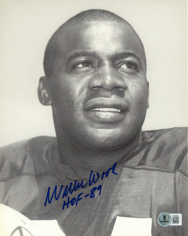 Willie Wood Autographed/Signed Green Bay Packers 8x10 Photo Beckett 57682