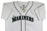 Mariners Felix Hernandez Signed White Russell Athletic Rookie #59 Jersey BAS