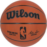 Tyler Herro Heat Signed Wilson NBA Official Game Basketball w/Insc-LE 1-In Red