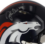 John Elway Denver Broncos Autographed Riddell Speed Authentic Helmet