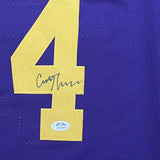 Cam Thomas Signed Jersey PSA LSU Tigers Autographed