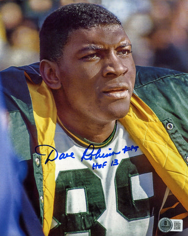 Dave Robinson Autographed/Signed Green Bay Packers 8x10 Photo Beckett 59487