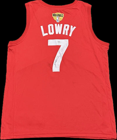 Kyle Lowry Signed Jersey PSA Toronto Raptors Autographed