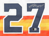Jose Altuve Houston Signed Alternate White Baseball Jersey BAS
