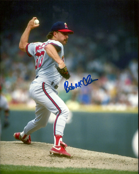 Angels Pitcher BOB McCLURE Signed 8x10 Photo #1 AUTO - California, Anaheim