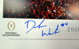 DESHAUN WATSON AUTOGRAPHED 13X40 PANORAMIC PHOTO CLEMSON TIGERS BECKETT 113723