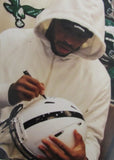 Saquon Barkley Signed Full Size White Speed Replica Helmet PSU PSA/DNA 203235