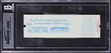Magic Johnson 82 Finals MVP Signed 1982 Game 6 Ticket EX-MT 7 Auto 10 BAS Slab 1