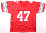 A. J. Hawk Signed Ohio State Buckeyes Jersey (Beckett) Green Bay Packers L. B.