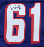 Bob Kratch Signed New York Giants Jersey (JSA) Super Bowl XXV Champion / O-Line