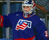 Mike Richter Signed Team USA Jersey (Beckett) 1994 Stanley Cup Champ Goaltender