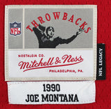 49ers Joe Montana Authentic Signed Red Mitchell & Ness Jersey Fanatics