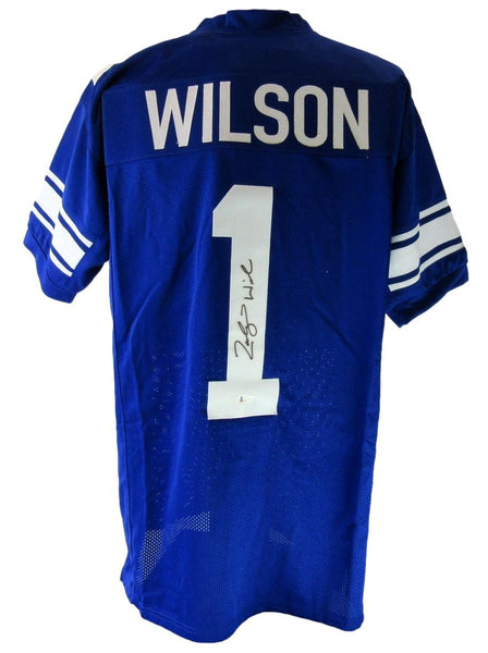Zach Wilson Autographed/Signed BYU Cougars Custom Jersey Beckett 204289