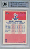 Sidney Moncrief Signed 1986-87 Fleer #75 Rookie Card Beckett 10 Slab 42926